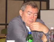 VUdAK-közgyűlés 2012-ben, tisztújítással: elnök, Schuth János (képünk), az írók szekciójának elnöke Becker Róbert, költő, a művészek szekciójának elnöke, Matzon Ákos festőművész