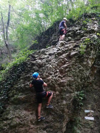 klettersteig a Kőmosó-szurdokban - Csesznek
